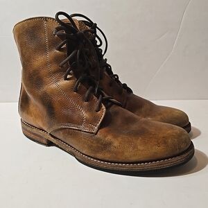 Bed Stu Mens Size 9 Brown Soft Leather Boots
